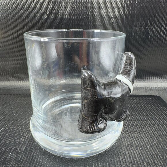 Scottie Dog Drink Glass Cup Tumbler Scottish Terrier Dog Design Single Cup VTG - Picture 9 of 9